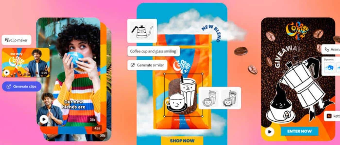 Adobe presenta nuevas herramientas de vídeo basadas en IA en Adobe Express y más