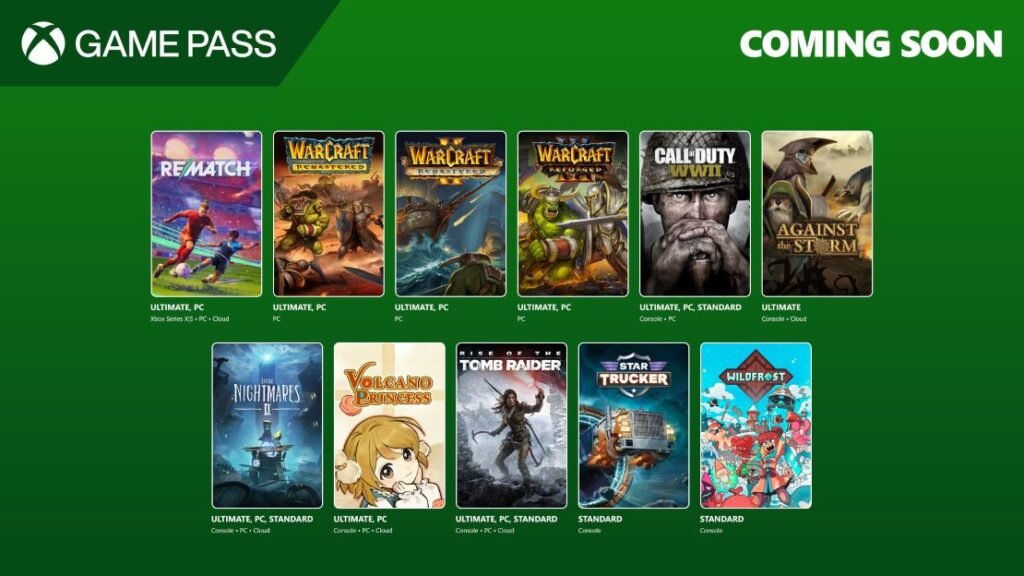 Game Pass de junio: Warcraft, furbo y furro Xbox Game Pass Junio 1024x576